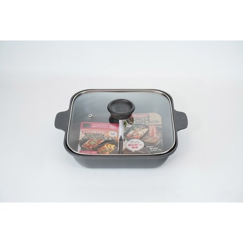 卓上鍋 24cm 角型 仕切り付き スキップタイム