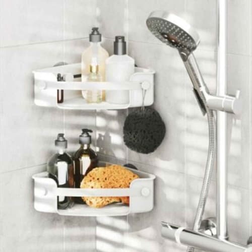 Umbra バス収納 コーナーラック ホワイト×2