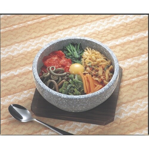 ビビンバ鍋 置台付き 16cm 韓味家 天然石