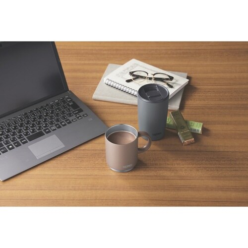 サーモス タンブラー フタ付き ダークグレー