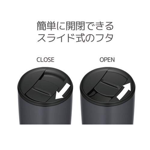 サーモス タンブラー フタ付き ダークグレー