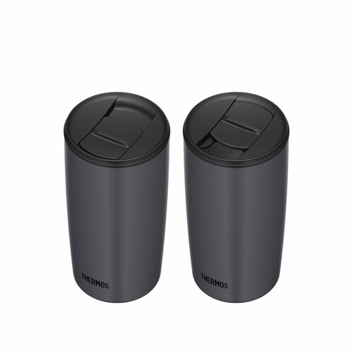サーモス タンブラー フタ付き ダークグレー