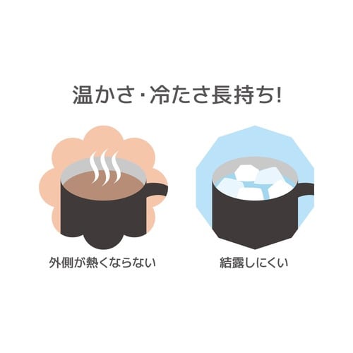 サーモス マグカップ 350ml スモークブラック