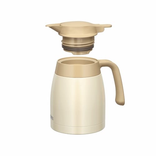 サーモス ポット 1L 保温 クリームホワイト