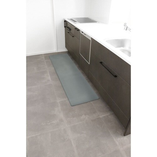 キッチンマット グレー×2