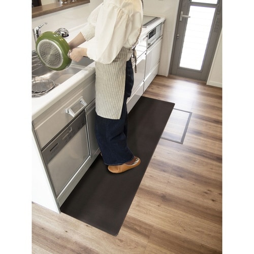 キッチンマット ブラウン