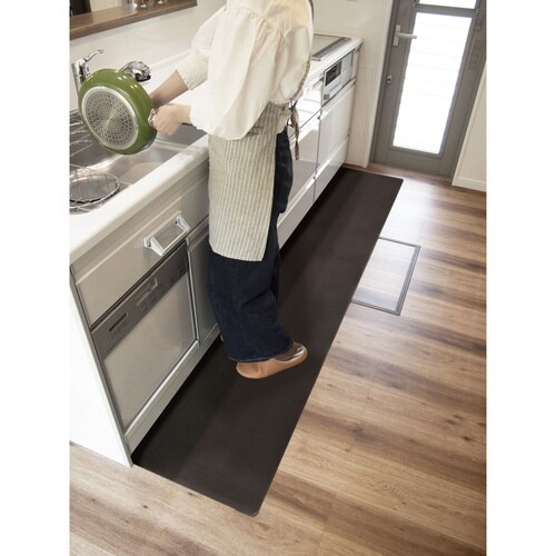 キッチンマット ブラウン