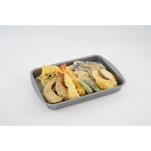 天ぷらバット大フッ素加工網付きセクターツー×2