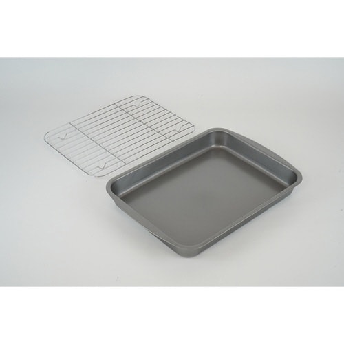 天ぷらバット大フッ素加工網付きセクターツー×2