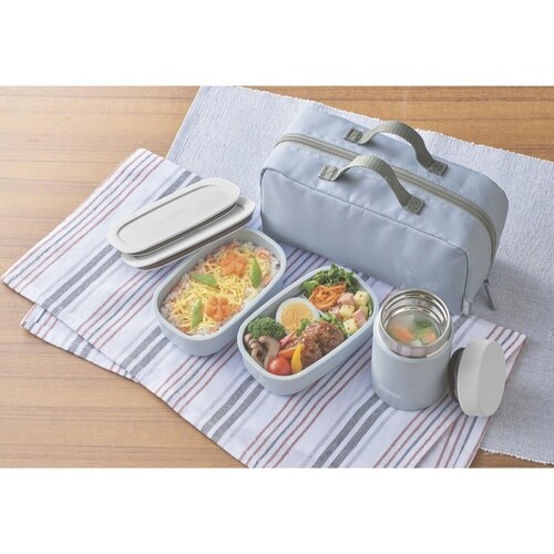 保温弁当箱 サーモス 弁当箱 スカイブルー