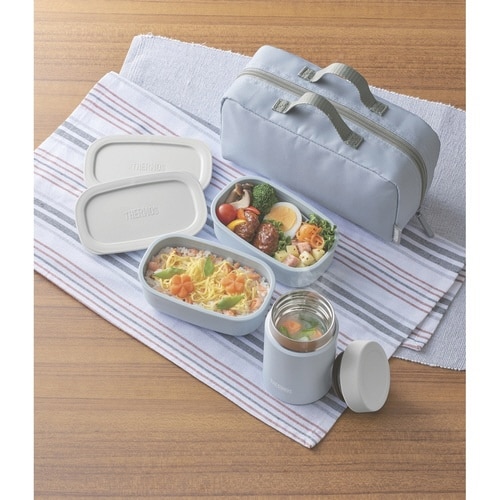 保温弁当箱 サーモス 弁当箱 スカイブルー