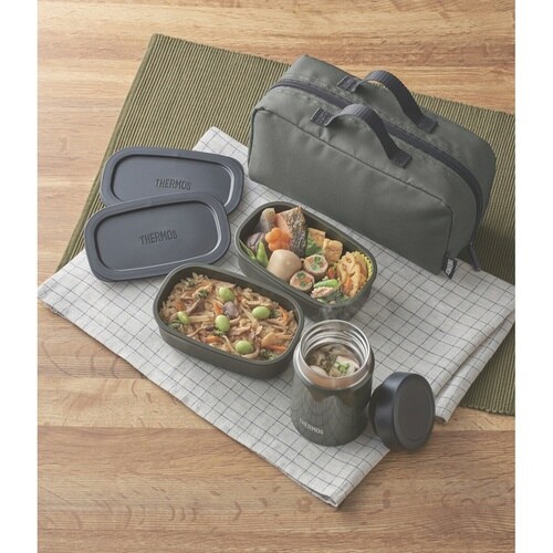 保温弁当箱 サーモス 弁当箱 カーキ