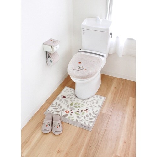 トイレ蓋カバー 普通型 洗浄暖房型 兼用 ベージュ