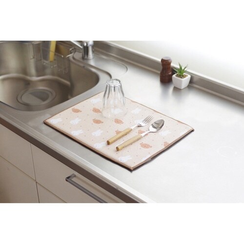 水切りマット 吸水水切りマット ミッフィーとボリス