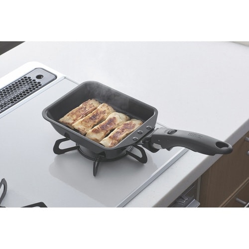卵焼き器 玉子焼き器 IH対応 取っ手 ブラック