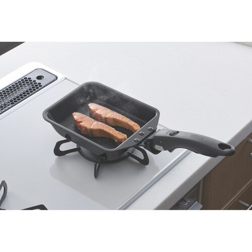 卵焼き器 玉子焼き器 IH対応 取っ手 ブラック