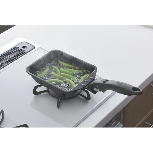 卵焼き器 玉子焼き器 IH対応 取っ手 ブラック