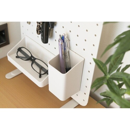 ペグボード 幅30×高さ30cm ホワイト