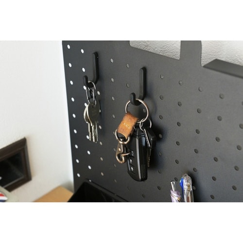 ペグボード 幅30×高さ30cm ブラック