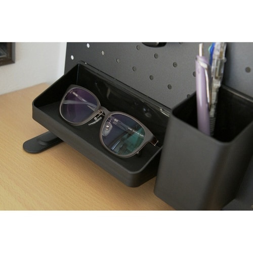 ペグボード 幅30×高さ30cm ブラック