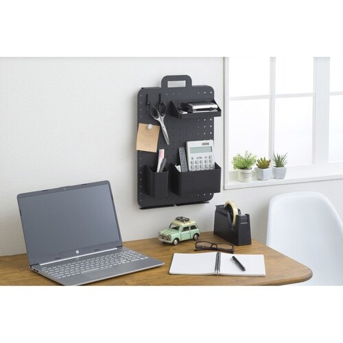 ペグボード 幅30×高さ42cm ブラック