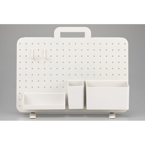 ペグボード 幅45×高さ30cm ホワイト