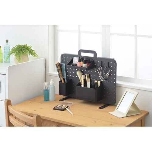 ペグボード 幅45×高さ30cm ブラック