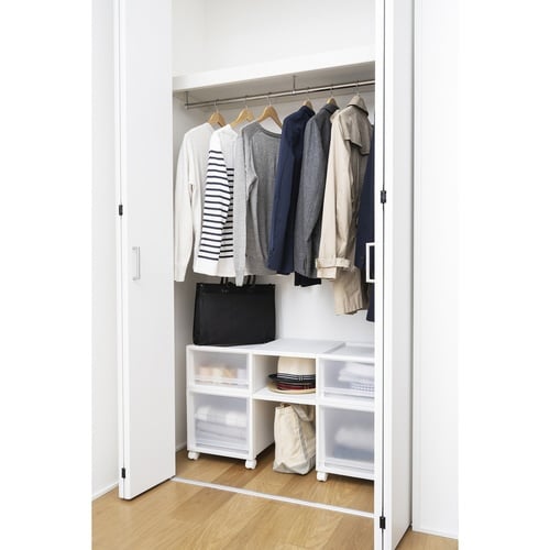 Fits フィッツ 差込式キャスター ホワイト×2