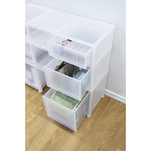 Fits フィッツ 差込式キャスター クリア×2