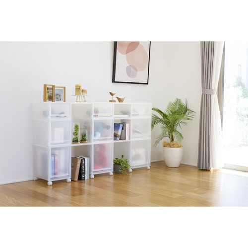 Fits フィッツ 差込式キャスター クリア×2