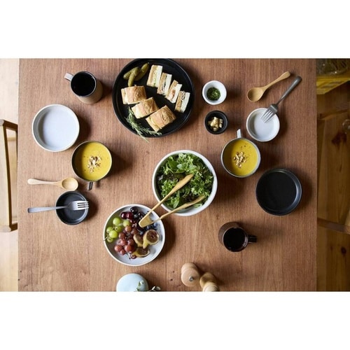 ボウル 18cm L COMBINE ホワイト×2