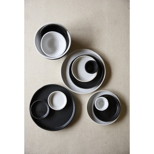 プレート 22cm パスタ&カレー皿 ホワイト×2