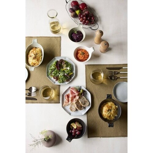 グラタン皿 ラウンド 19cm ブラック