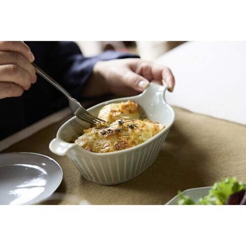 グラタン皿 オーバル 22cm SOGI WT×2