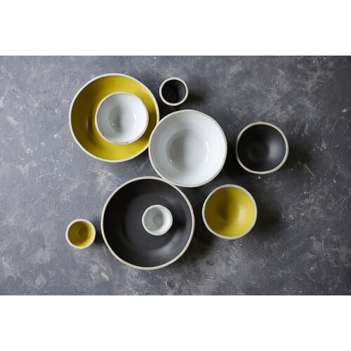 プレート 22cm Palm パーム イエロー×2