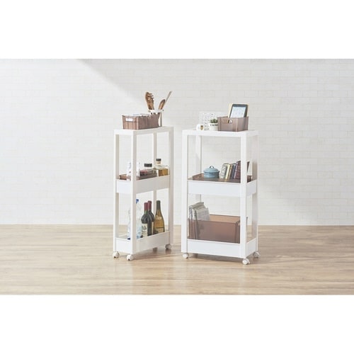 キッチンワゴンファビエスキピタワゴンスリム×2