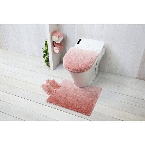 トイレマット グラデ スモークピンク×2