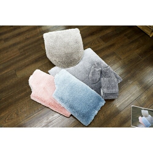 トイレマット グラデ 55×60cm グレー×2