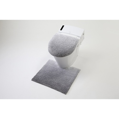 トイレマット グラデ 55×60cm グレー×2