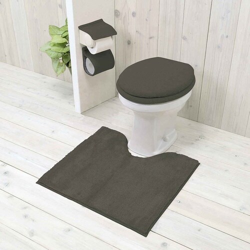 便座カバー O型 カラーショップ チャコールグレー