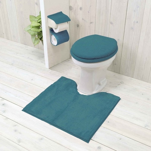 トイレフタカバー カラーショップ エメラルド×2