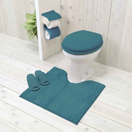 トイレマット カラーショップ エメラルド×2