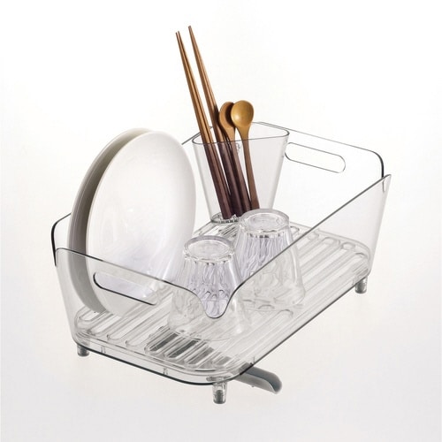 水切りラック アクリア クリア×2