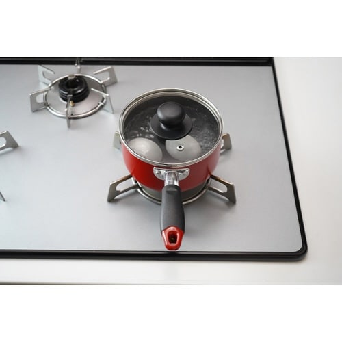 ミルクパン 14cm ガス火専用 レッド×2