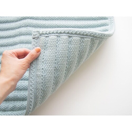 いっぺん使てみてバスマット ペールブルー