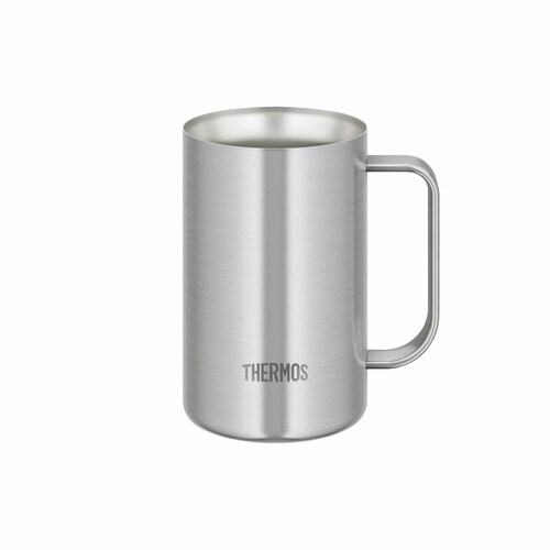 ビールジョッキ 600ml 真空断熱 ステンレス1