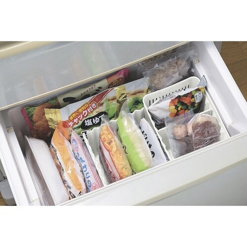 冷蔵庫収納 スキット 冷凍庫用仕切り板4枚組