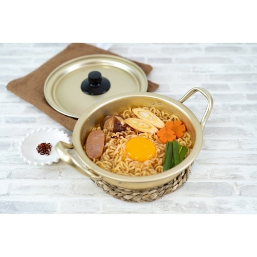 ラーメン鍋 18cm 浅型 アルミ製 味覚探訪×2