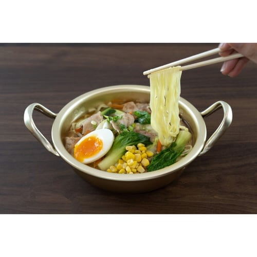 ラーメン鍋 18cm 浅型 アルミ製 味覚探訪×2