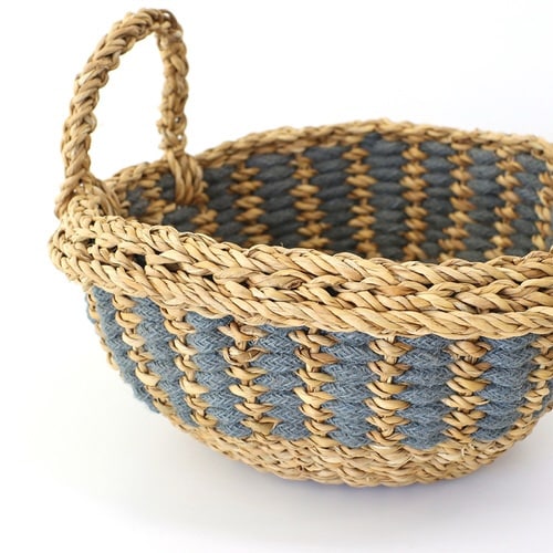 バスケット フルーツバスケット ブルーグレー×2